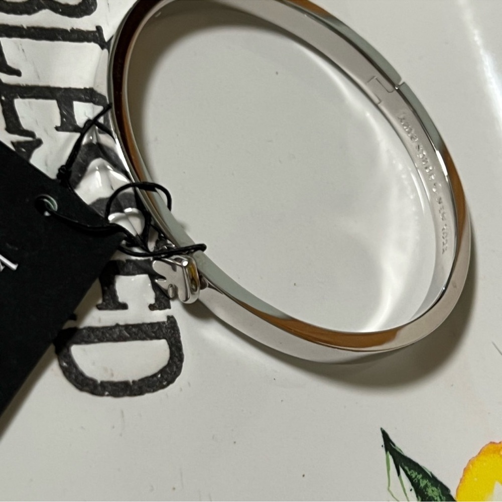 Kate Spade Everyday Silver Bangle NWT - Picture 4 of 5